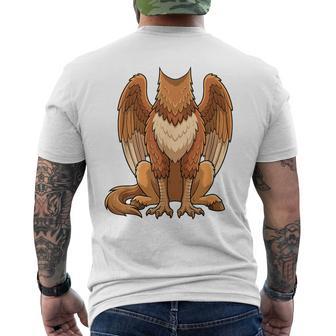 Costume Hippogriff Dessin Animé Fantaisie Créature Graphique T-shirt imprimé au dos - Cadeauxyz