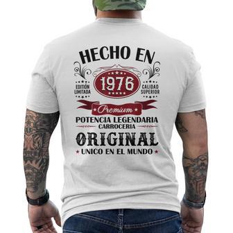 Cumpleaño 50 Años Hombre Hecho En 1976Intage Regalo Camiseta Hombre Estampado Espalda - Regaloses