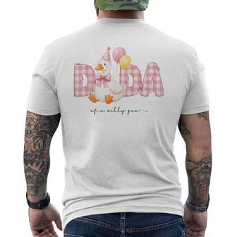 Dada Of The Silly Goose Birthday Matching Family Outfit Men's T-shirt Back Print | Seseable UK