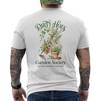 Dirty Hoes Gardenociety Est Drôle T-shirt imprimé au dos - Cadeauxyz