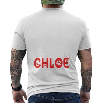 Diseño Chloe Con Nombre De Gato Camiseta Hombre Estampado Espalda - Regaloses