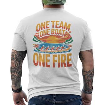 Dragon Boat Racing Paddling Dragonboating Dragonboat Performance Men's T-shirt Back Print - Thegiftio UK