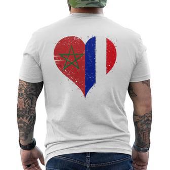 Drapeau France Maroc Fierté Fiers Fans Français Marocains Haut De Gamme T-shirt imprimé au dos - Cadeauxyz