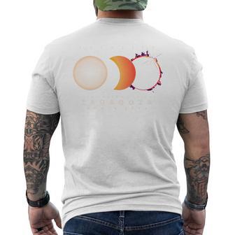 Eclipseolar 2026 Zaragoza España Totalidad Camiseta Hombre Estampado Espalda - Regaloses