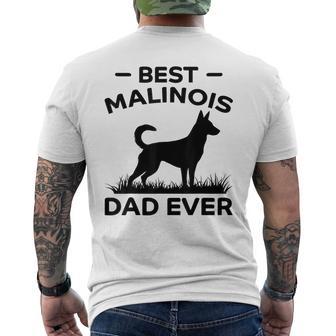 El Mejor Papá Malinois Divertido Belga Malinois Camiseta Hombre Estampado Espalda - Regaloses