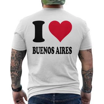 Me Encanta Buenos Aires Camiseta Hombre Estampado Espalda - Regaloses