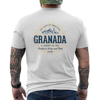 España Estilo Retro Granadaintage Camiseta Hombre Estampado Espalda - Regaloses