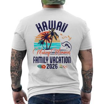 Family Hawaii Vacation 2026 Summer Vacation Matching Group Men's T-shirt Back Print | Seseable UK