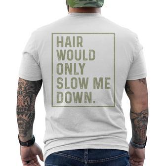 Bald Dad Husband Fathers Day Men's T-shirt Back Print - Thegiftio UK