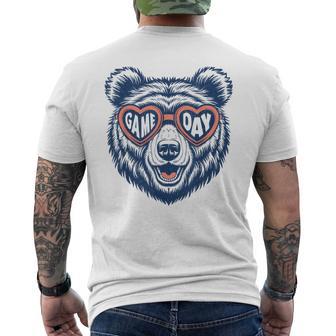 Game Day Bear Men's T-shirt Back Print | Seseable UK