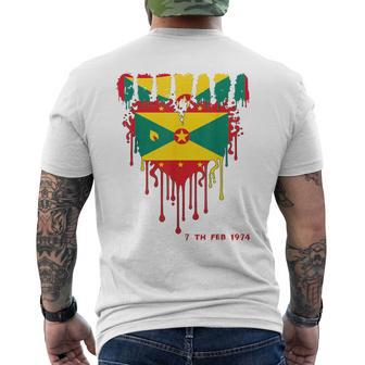 Grenada Independence Day Grenadian 50Th Celebration Grenada Men's T-shirt Back Print - Thegiftio UK