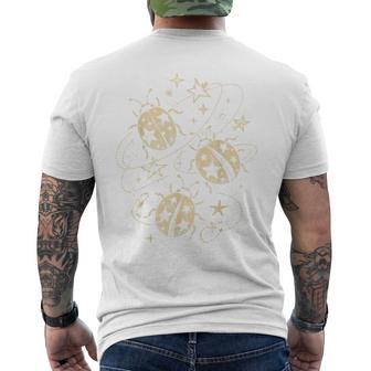 Grunge 2000S Ladybug Alt 90S Vintage Star Dots N Y2k Men's T-shirt Back Print - Thegiftio UK