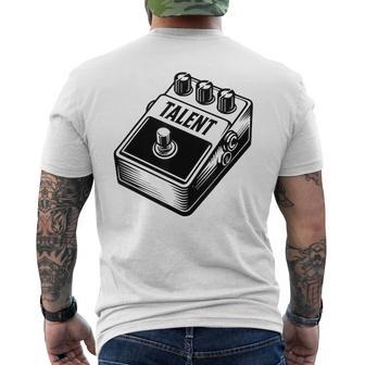 Guitare Électrique Talenttompbox Pédale T-shirt imprimé au dos - Cadeauxyz