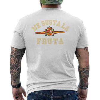 Me Gusta La Frutaánchez Bandera España Política Graciosa Camiseta Hombre Estampado Espalda - Regaloses
