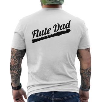 Hombre Flauta Papá Flauta Amante Aerófono Camiseta Hombre Estampado Espalda - Regaloses