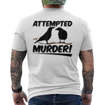Humoristique Avec Inscription Tentted Murder T-shirt imprimé au dos - Cadeauxyz