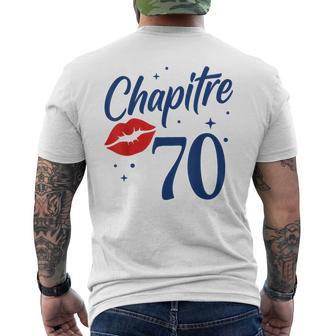 Idée Drole Humour Joyeux Anniversaire 70 Ans Chapitre 70 Ans T-shirt imprimé au dos - Cadeauxyz