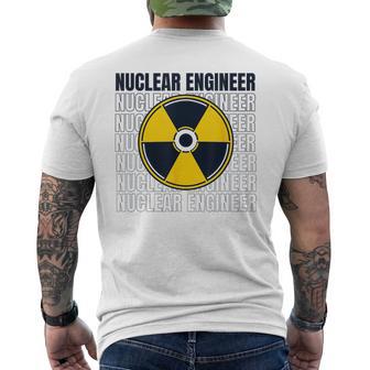Ingegnere Nucleare Energia All'uranio Ingegnere Nucleare T-shirt da uomo con stampa posteriore - Novitaregali
