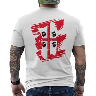 Italiaardegna Iardegna I Costameralda Nuraghe T-shirt da uomo con stampa posteriore - Novitaregali