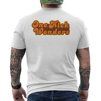 Kickball Team One Kick Wonders Retro 70'S Performance Men's T-shirt Back Print - Thegiftio UK
