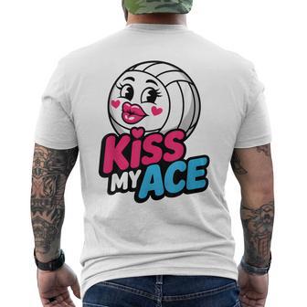 Kiss My Ace Est Un Jeu De Mots Amusant Qui Dit Un Joliolley-Ball Kawaii T-shirt imprimé au dos - Cadeauxyz