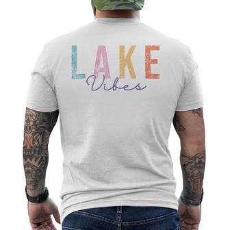 Lake Life Boating Adventures & Mountain Wilderness Men's T-shirt Back Print - Thegiftio UK