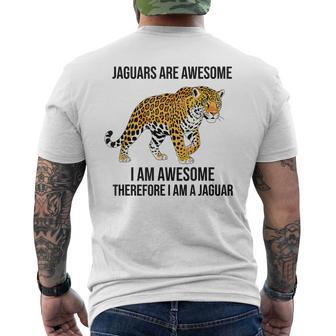 Les Jaguarsont Géniaux Jeuis Génial Donc Jeuis Une Jaguar T-shirt imprimé au dos - Cadeauxyz