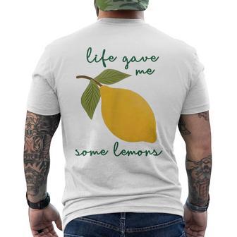 Life Gave Me Some Lemons But My Jesus He Be Makin 2Sided Men's T-shirt Back Print - Thegiftio UK