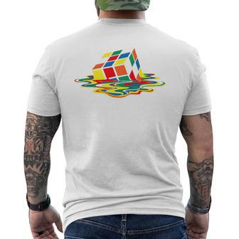 Mágico-Cubo Culto Retro Cool Camiseta Hombre Estampado Espalda - Regaloses