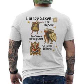 Medieval Meme Knight Im Too Saxon Renaissance Festival Men's T-shirt Back Print - Thegiftio UK