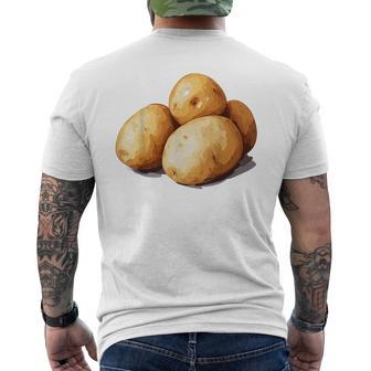 Motif Pomme De Terre Et Légumes T-shirt imprimé au dos - Cadeauxyz