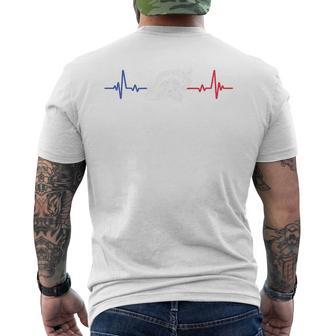Moto Motorista Motero Motocicletas Latido Del Corazón Camiseta Hombre Estampado Espalda - Regaloses