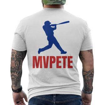 Mvpete Baseball Player Men's T-shirt Back Print - Thegiftio UK