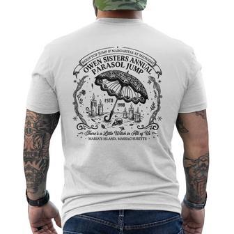 Owens Sisters Annual Parasol Jump Retro 90S Halloween Witch Men's T-shirt Back Print - Thegiftio UK