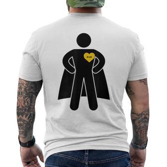 Papá Es Mi Héroe Camiseta Hombre Estampado Espalda - Regaloses