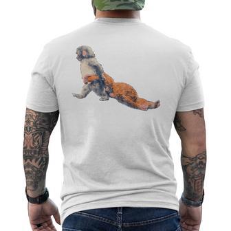 Punchiral Mono Meme Internet Trend Divertido Diseño De Culto Camiseta Hombre Estampado Espalda - Regaloses