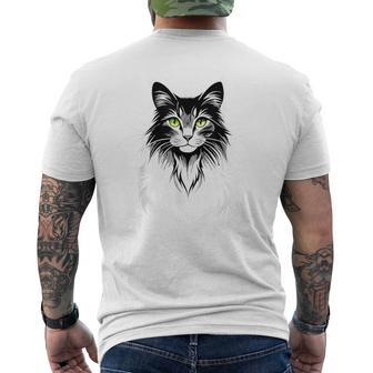 Raza De Gato Del Bosque Noruego Camiseta Hombre Estampado Espalda - Regaloses