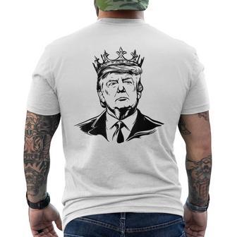 Re Donald Trump Donald Trump Royalty T-shirt da uomo con stampa posteriore - Novitaregali