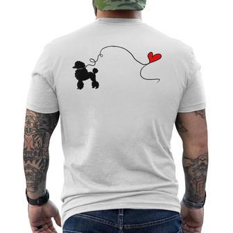 Sock Hop 50S Costume Poodle Cute Poodle 1950'S Heart Men's T-shirt Back Print - Thegiftio UK