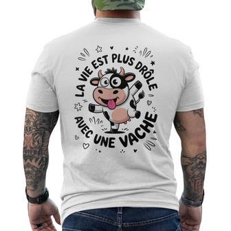 T Ache Drole Humour Motif Rigoloie Avec Uneache T-shirt imprimé au dos - Cadeauxyz