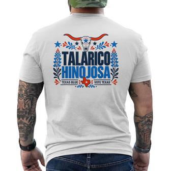 Texas Blue Vote James Talarico Gina Hinojosa Midterms Men's T-shirt Back Print - Thegiftio UK