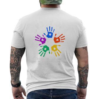 Together Against Bullying Unity Day Orange Anti Bully Kids Men's T-shirt Back Print - Thegiftio UK