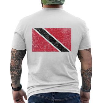 Trinidad And Tobago Flag National Pride Roots Country Family Comfort Colors Crop Top Men's T-shirt Back Print - Thegiftio UK