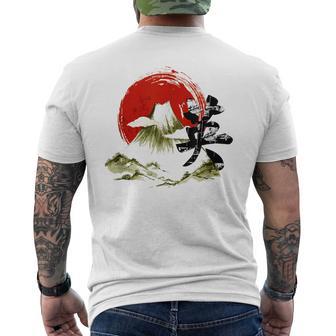 Tyle Oriental Japonais Avecymbole De Courageieilli T-shirt imprimé au dos - Cadeauxyz