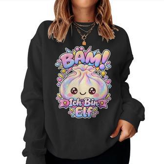 11 Geburtstag Mädchen Dumpling Bäm Ich Bin Elf Sweatshirt Frauen - Geschenkecke