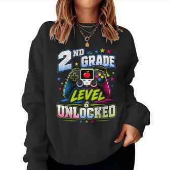 2Nd Grade For Boys Back To School First Day Second Grade Women Sweatshirt - Thegiftio UK
