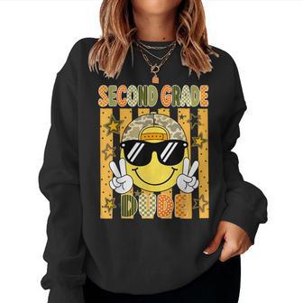 2Nd Grade Boys First Day Of Second Grade Back To School Women Sweatshirt - Thegiftio UK