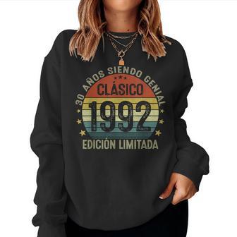30 Años Cumpleaños Regalo Hombre Intage Hecho En 1992 Sudadera Mujer - Regaloses