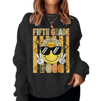 5Th Grade Boys First Day Of Fifth Grade Back To School Women Sweatshirt - Thegiftio UK