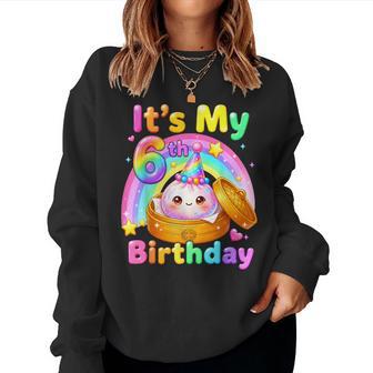 6Th Birthday Girl Kawaii Dumpling Anime Party 6 Years Old Women Sweatshirt | Seseable UK